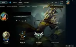 Conta League of Legends // Prata 3// +/-40Champ Skins Boas