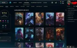 Conta LOL com todas as skins habilitáveis, Diamante 2
