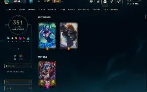 Unranked com TODOS os champs e 351 Skins