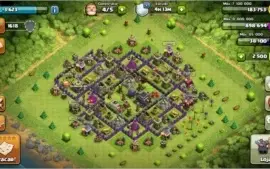 Conta Clash of CLans CV9 - 2.500 Gemas - 05 Construtores