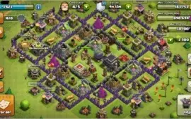 Conta Clash of CLans CV9 - 2.500 Gemas - 05 Construtores