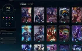 Conta de League of Legends Diamond IV 68 Champs 74 Skins