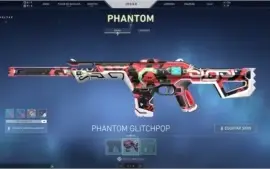conta valorant glitchpop ,skin op,plat 3,dragao,singularity