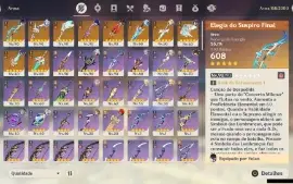 GENSHIN IMPACT - AR57, 33T5⭐Itto C2, Shogun + Bis, Hutao