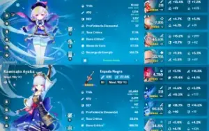 Conta Ar 57 End Game 10 5 Star 3 Armas 5 Star Genshin Impact