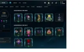 Vendo acc com 540 skins
