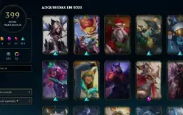 Conta Lol 10 anos nível 661