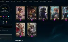 Conta Lol 10 anos nível 661