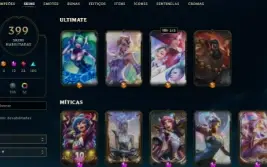 Conta Lol 10 anos nível 661