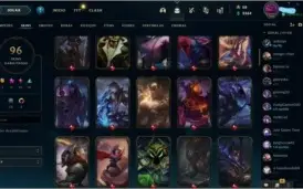 Conta lol diamante com varias skins