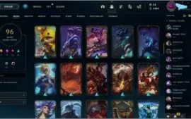 Conta lol diamante com varias skins