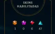 CONTA LOL ANTIGA (80+ skins e 18,6 Mil Essencias Azuis)