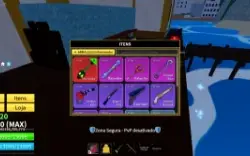 Conta de blox fruits muito boa com muita coisa conta rica
