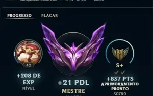 Conta Mestre 64% win rate SoloQ