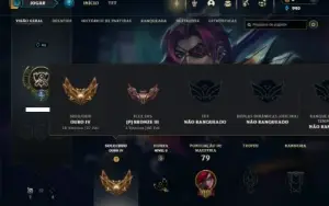 Ouro 4 com 36 Champs e 12 Skins
