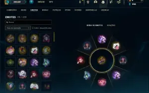 Ouro 4 com 36 Champs e 12 Skins