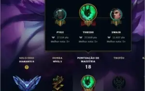 2 contas com 67% de wr ganhando 25-23 pontos perdendo 10-13