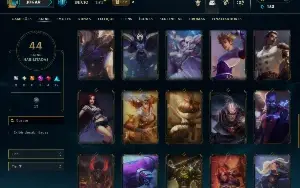 Ouro 4 com 80 Champs e 44 Skins ( ADC / MID / JG )