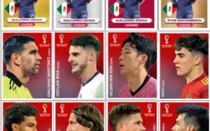 Figurinhas da Copa 2022 para imprimir