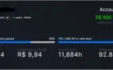 Steam LVL 81 / 182 jogos / 7 anos