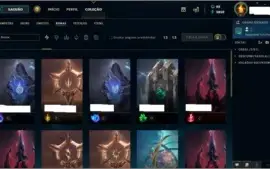 Conta Lol Platina 4 All Champs + Skins +13 Runas + 1 Smurf