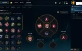 Conta Lol Platina 4 All Champs + Skins +13 Runas + 1 Smurf