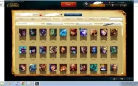 Conta LoL lv 30,104 campeões 40 skins 4 lendarias 3 runepage