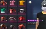 CONTA FREE FIRE 2 ANGELICAL AZUL E VERMELHA BARBA E VARIAS S