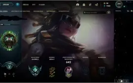 CONTA LOL PLATINA ,606 SKINS, FULL CHAMP E LEVEL 450
