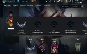 Prata 2 com TODOS os Champs e 110 Skins ( ADC / SUP )