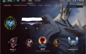 Conta No Lol Diamante 5 Com (ryze Triunfante) + Descrição