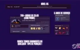 (PROMOÇÃO) CONTA STEAM LEVEL 80+ COM CS GO PRIME E JOGOS AAA