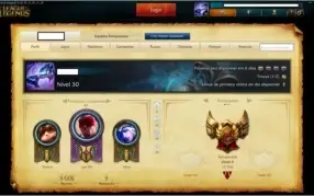 Conta League of Legends - Ouro 5 30 Campeões