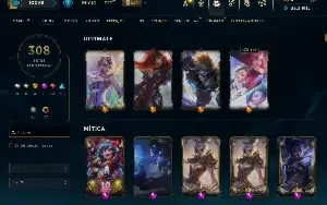Conta LOL + Valorante (Lol 308 Skins+ faca champions)