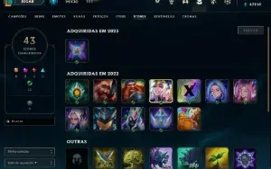 Contas Ferro 4 AFUNDADA - League of Legends LOL