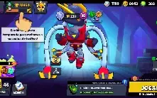 Conta brawl stars com passe Plus 370 gemas skin lendária