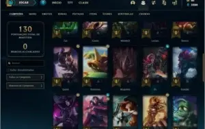 Conta DIAMANTE 1 e DIAMANTE 3, (ex mestre), 9 skins,43 champ