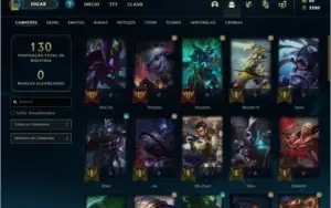 Conta DIAMANTE 1 e DIAMANTE 3, (ex mestre), 9 skins,43 champ
