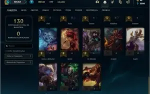 Conta DIAMANTE 1 e DIAMANTE 3, (ex mestre), 9 skins,43 champ