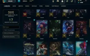 Unranked com 65 Champs e 29 Skins ( MID / JG )