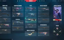 Conta Valorant Vandal  Preludio do Caos + Karambit Sublime