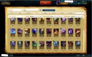 Conta Prata V 48 Champions 4290 RP em skins
