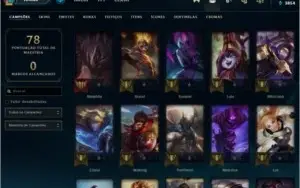 CONTA ANTIGA UNRANKED LVL 48 COM 9 SKINS