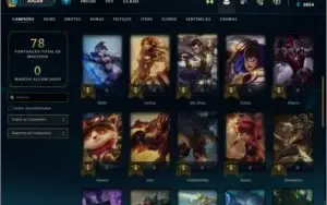 CONTA ANTIGA UNRANKED LVL 48 COM 9 SKINS