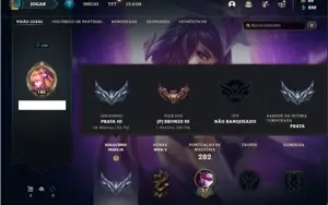 Conta prata 3 com 90 Champs e 44 Skins