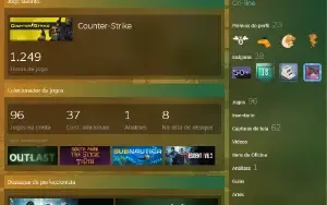 Conta cs2 prime com 3 medalhas + steam old