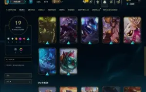 Prata 2 com 150 Champs e 19 Skins