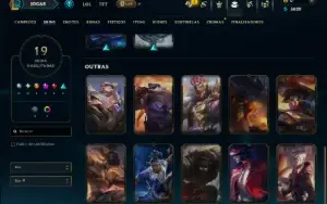 Prata 2 com 150 Champs e 19 Skins