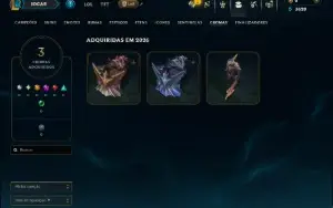 Prata 2 com 150 Champs e 19 Skins