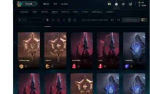 Conta League of Legends, todos os Champs, 115 skins